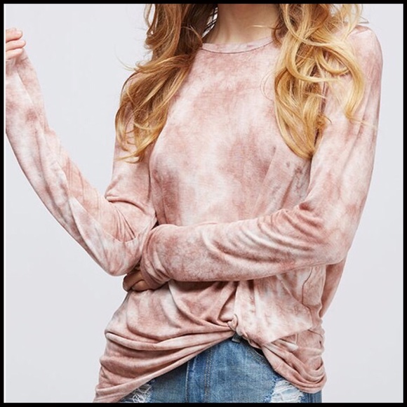 Tie-Dye Draped-Back Top - Picture 4 of 6